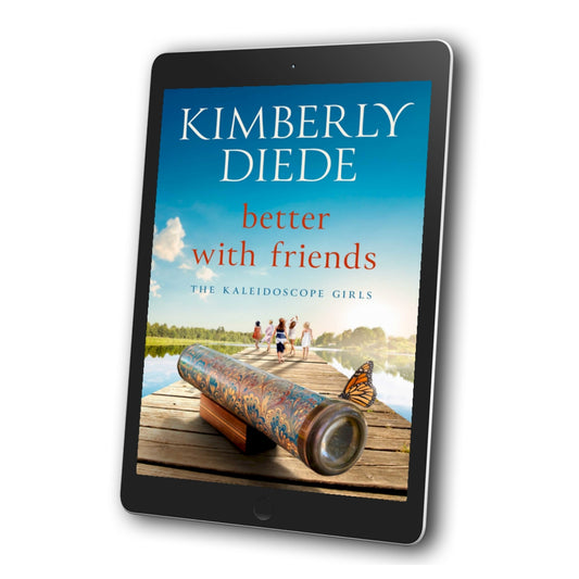 Better with Friends EBOOK cover on tablet