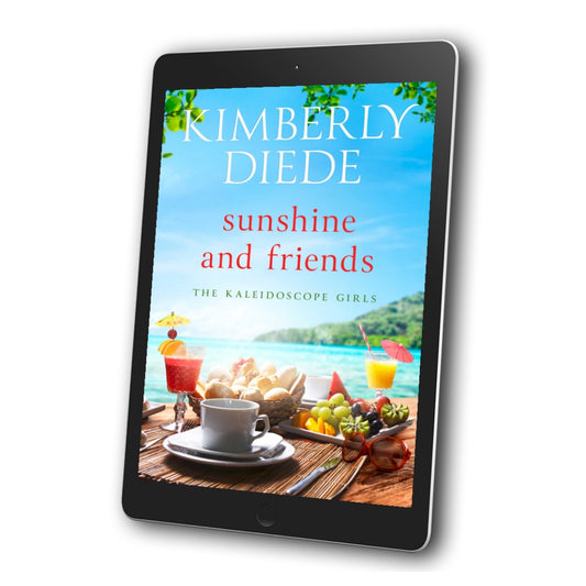 Sunshine an Friends EBOOK cover on tablet