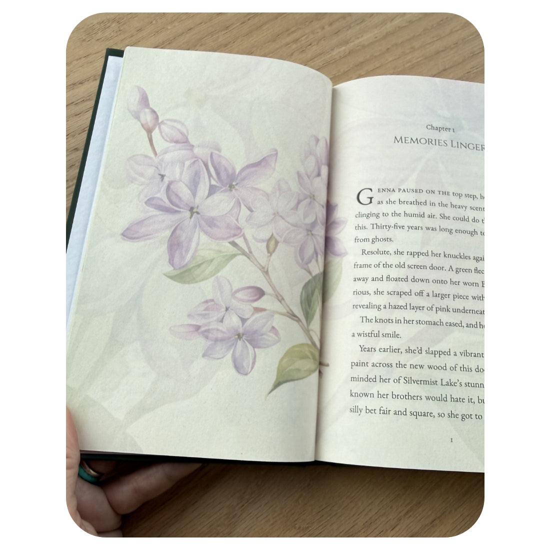 Welcome Back to Silvermist Special Edition example of chapter color spread by Kimberly Diede