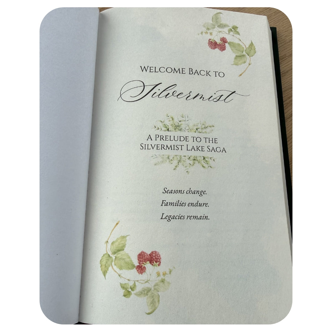 Welcome Back to Silvermist Special Edition Title Page by Kimberly Diede